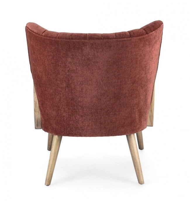 Poltrona 64x71x79h cm Virna Mattone