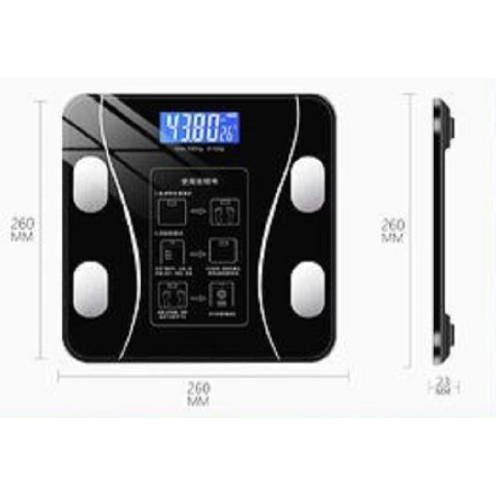 Trade Shop - Bilancia Pesapersone Digitale Professionale 180kg Elettronica Display Lcd Tx-8100 -