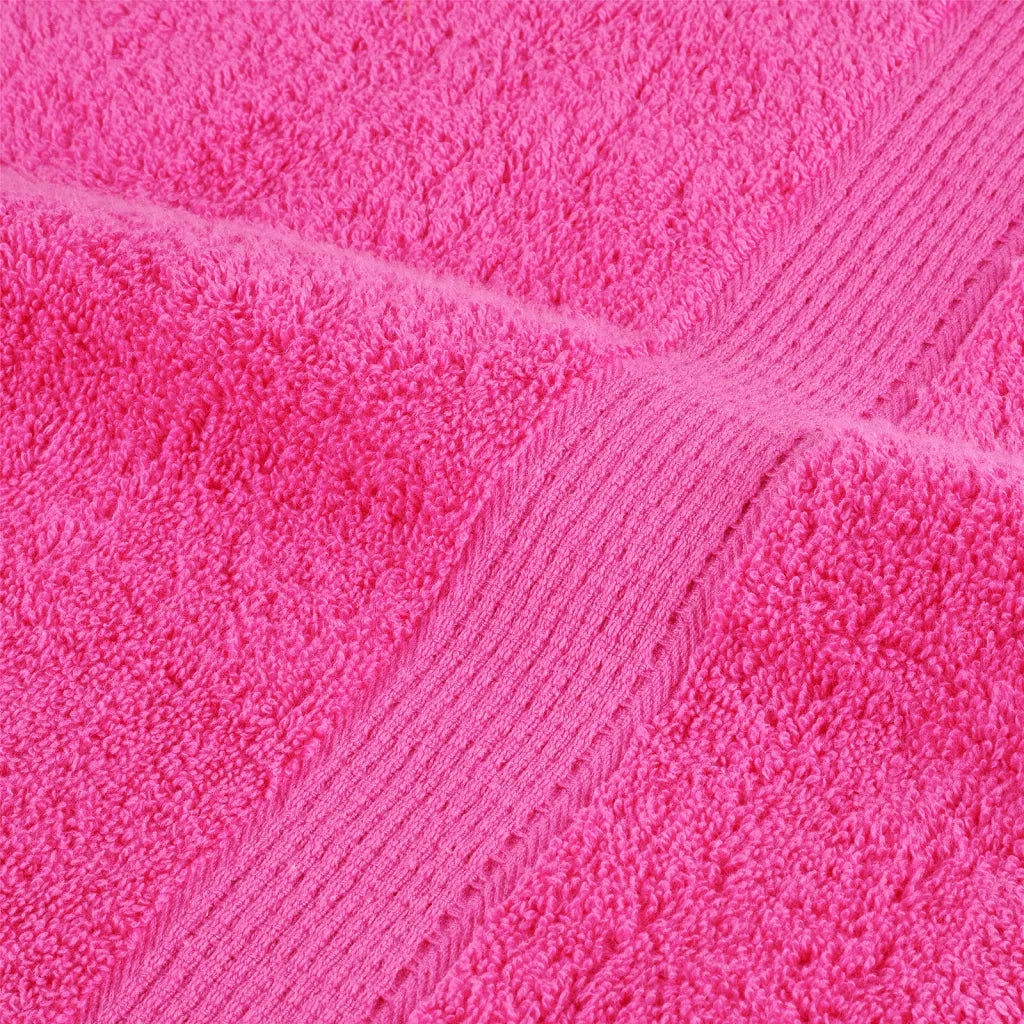 Asciugamani da bagno Premium SOLUND 4 pz Rosa 100x150cm 600g/m² 137528