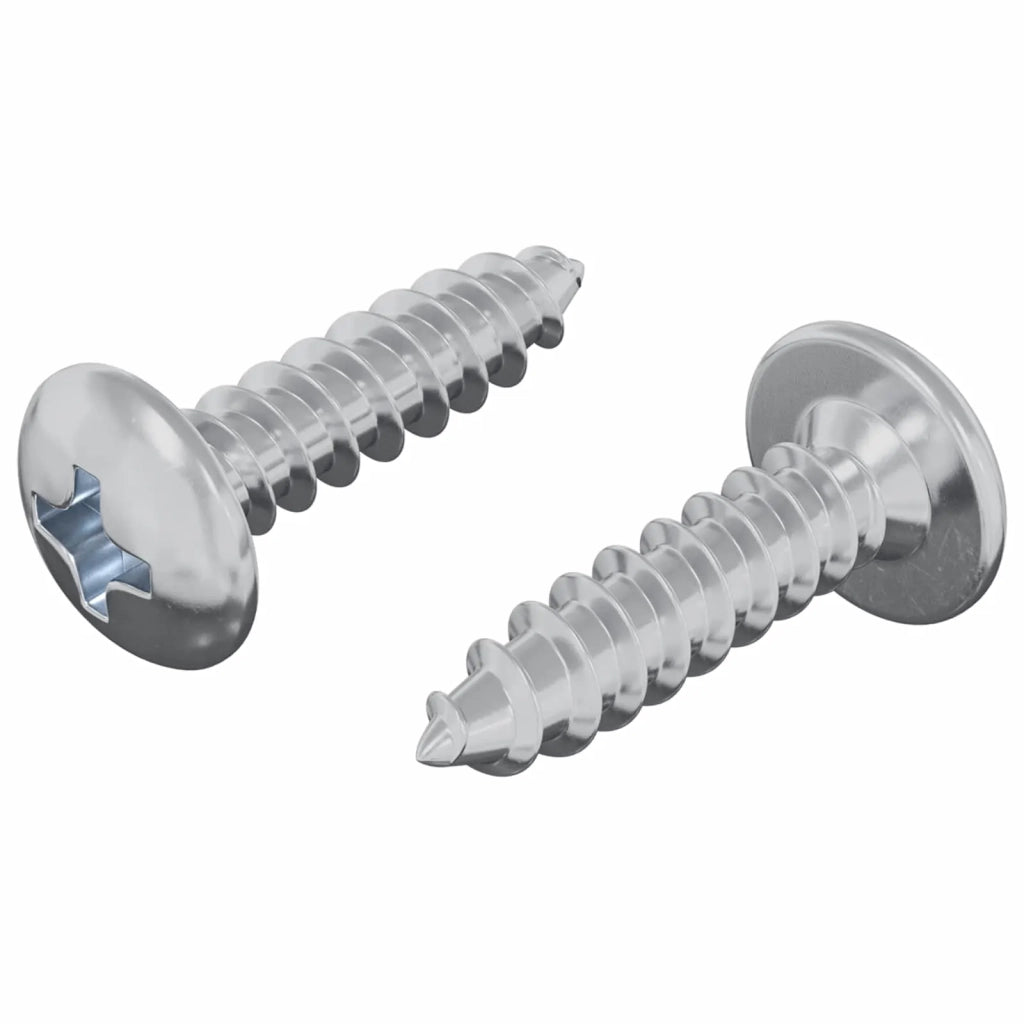Vite 2 pcs Argento M4 x 16 mm Acciaio 864517