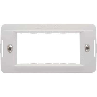 SUPPORTO FRUTTI AQUA MARLANVIL - PC BIANCO POSTI 4- 10 pezzi