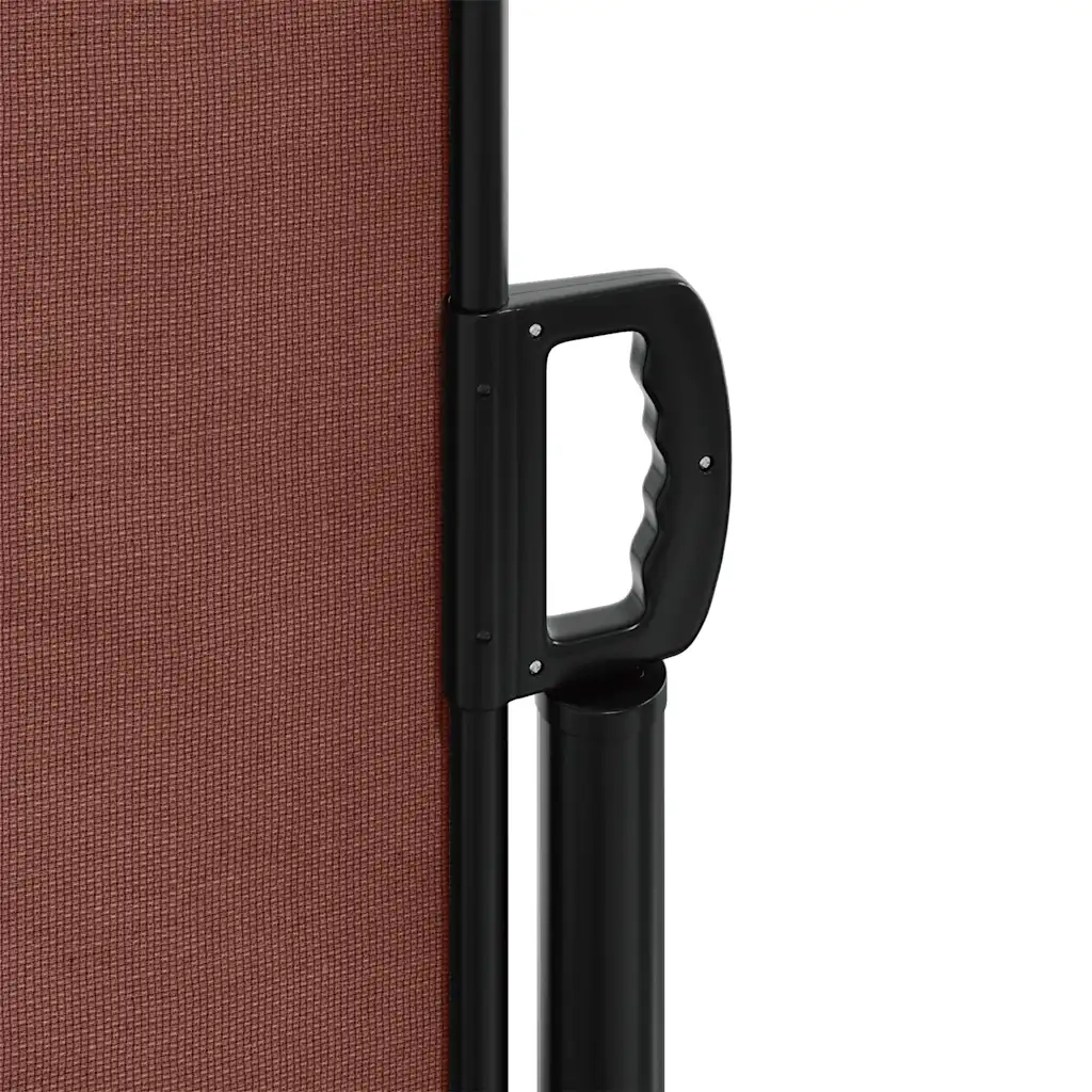 Tenda da Sole | Tenda parasole Laterale Retrattile Marrone 180x500 cm