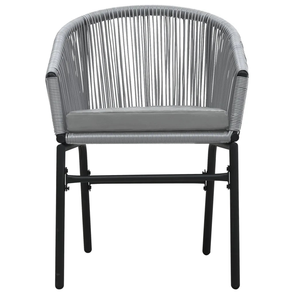 Set da Pranzo da Giardino 7 pz Grigio 3099255