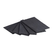 Set 6 piatti 30x20 cm in ardesia antracite 13_0000306