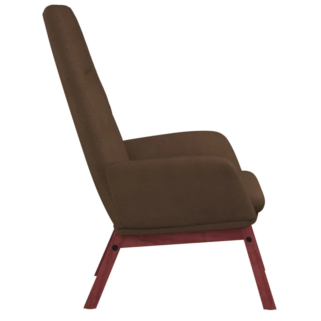 Poltrona Relax Marrone in Tessuto 341386