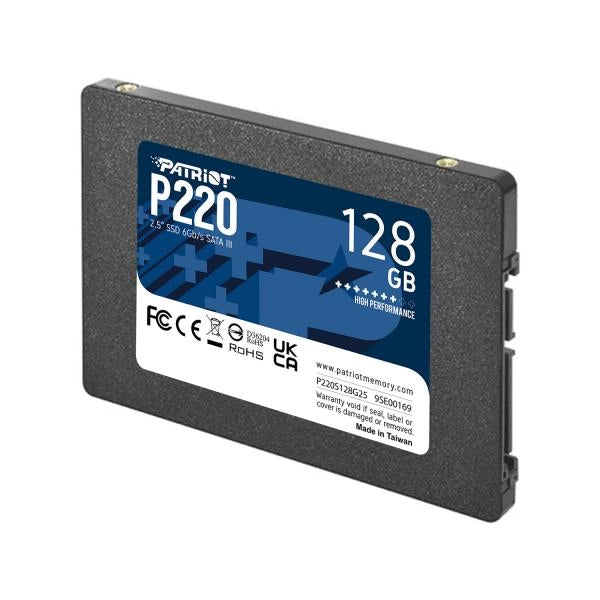 PATRIOT SSD INTERNO P220 128GB 2,5" SATA 6GB/S R/W 500/480