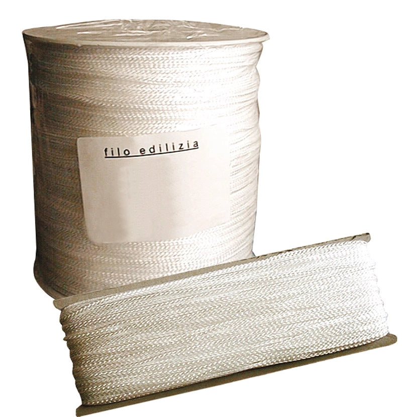 FILO PER EDILIZIA STABILIZZATO AI RAGGI UV col. bianco  mt. 50 24.00 confezioni