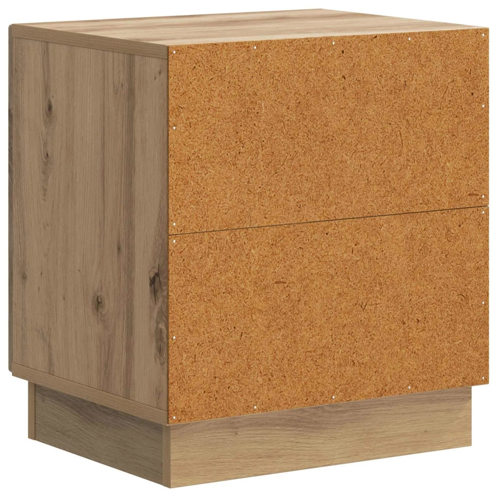 Comodino 2 pz Rovere Artigianale 43 x 34,5 x 47 cm 895274