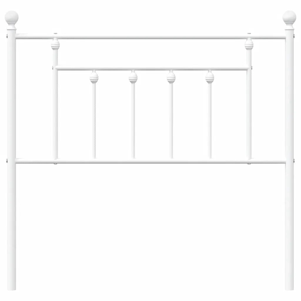 Testiera di Ricambio in Metallo Bianco 90 cm 353614