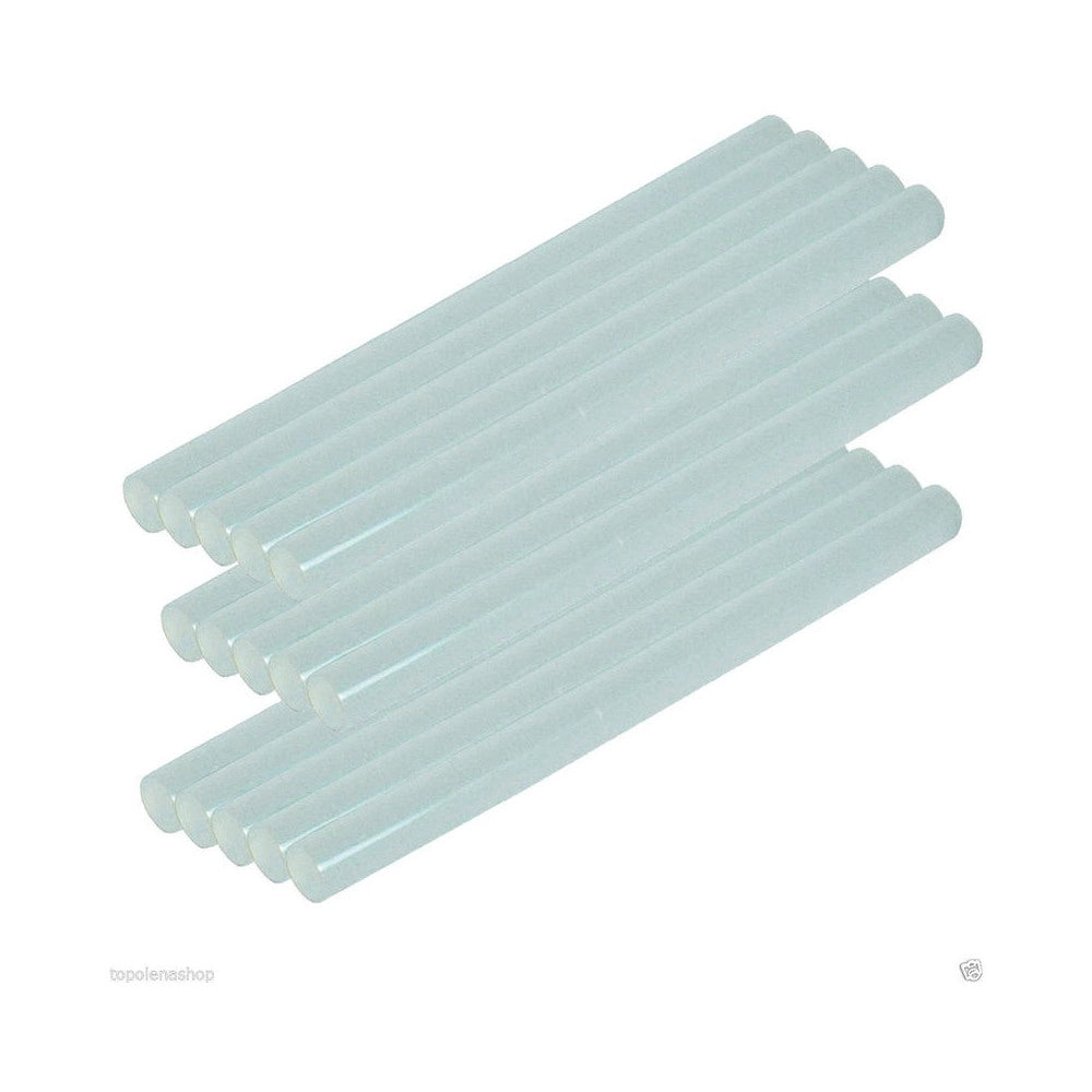 Colla a stick adesivo universale termofusibile da 12 x 200mm trasparente blister da 1kg per pistola a caldo