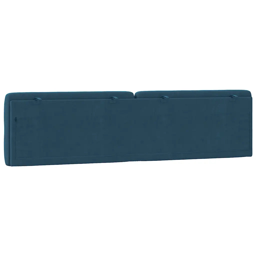 Cuscino Testiera Blu 200 cm in Velluto 374751