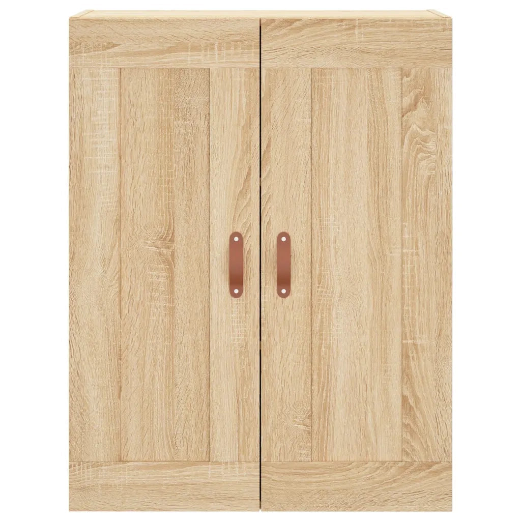 Armadietti a Parete 2 pz Rovere Sonoma in Legno Multistrato 3197996