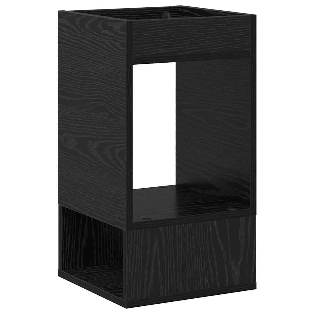 Tavolino 2 pcs Rovere Nero 30 x 30 x 56 cm Legno multistrato 890931