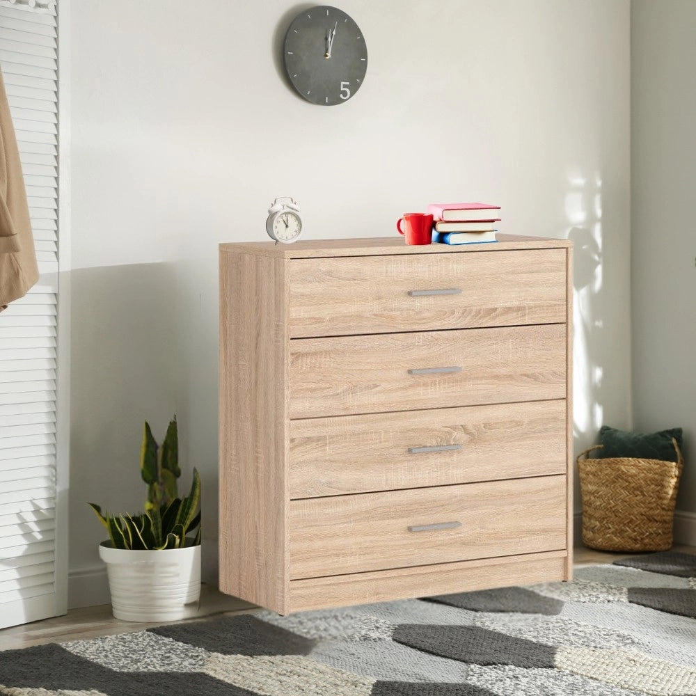 (2c) Cassettiera rovere 90x45x93.5 cm