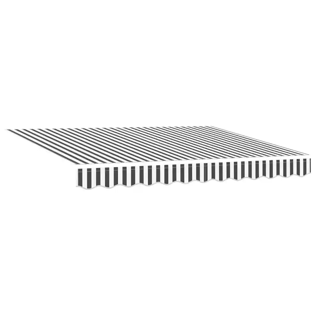 Tenda Sole Retrattile Automatica 300x250 cm Antracite e Bianco