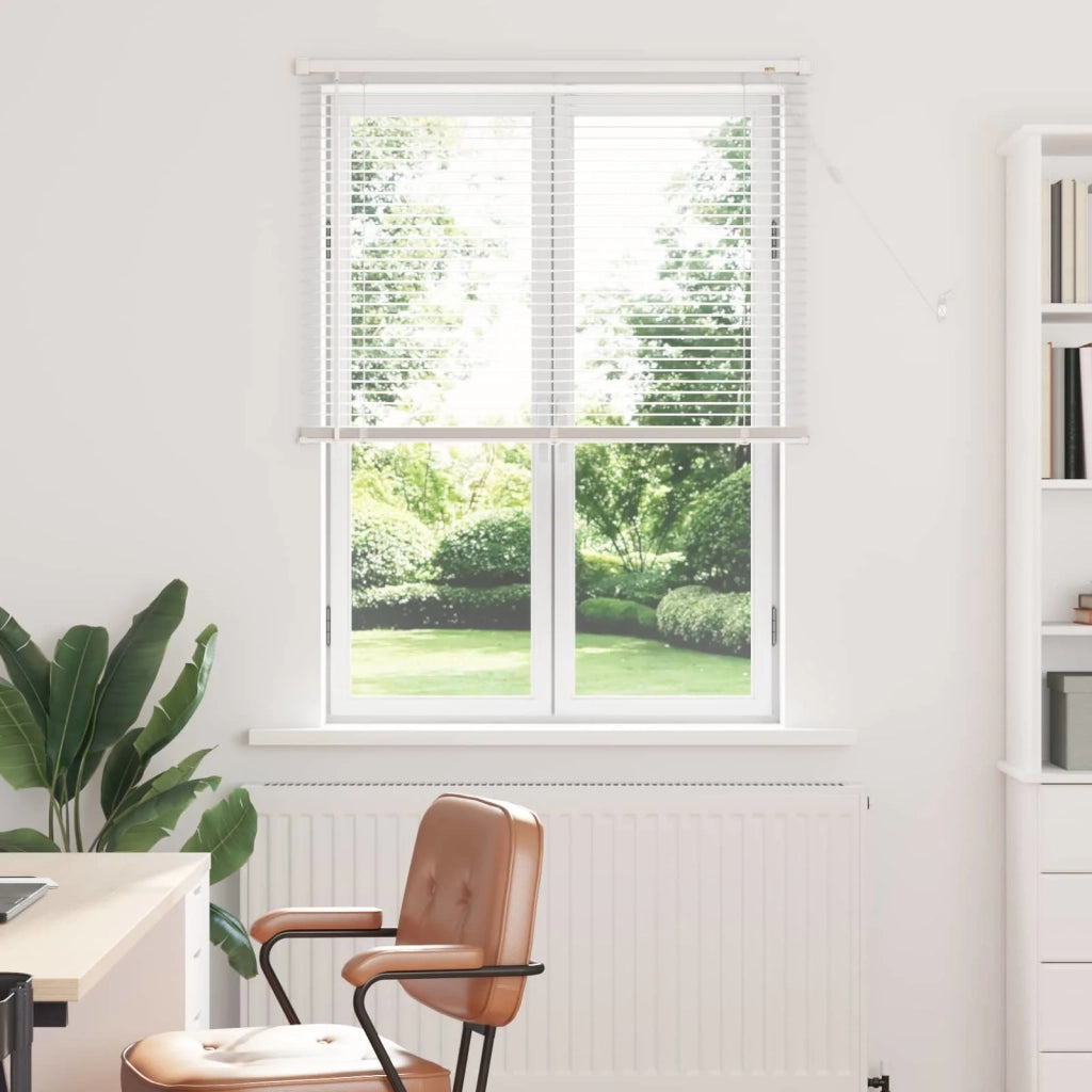 Tenda Veneziana | Tenda a lamelle Bianco 150 x 80 cm 25 mm PVC