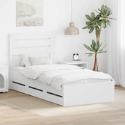 Struttura del letto Bianco 75 x 190 cm Legno Ingegnerizzato 3411539