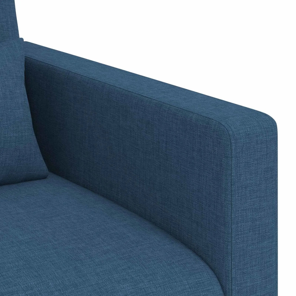 Set di divani 2 pcs Blu 158 x 78 x 80 cm Tessuto 3407543