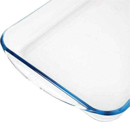 Brander rettangolare in vetro, 40x27cm