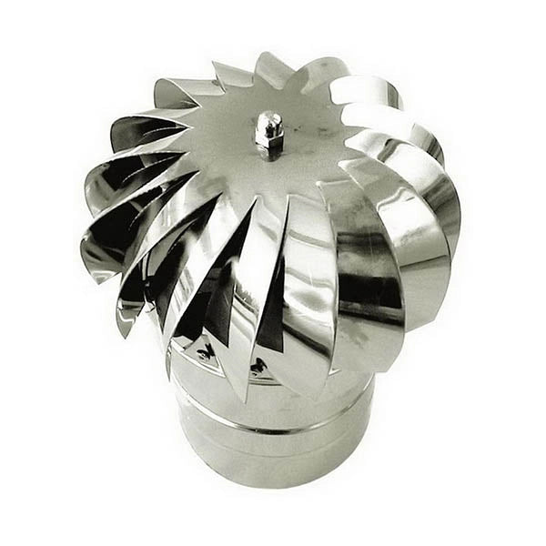 Terminale cappello eolico canna fumaria DN 150