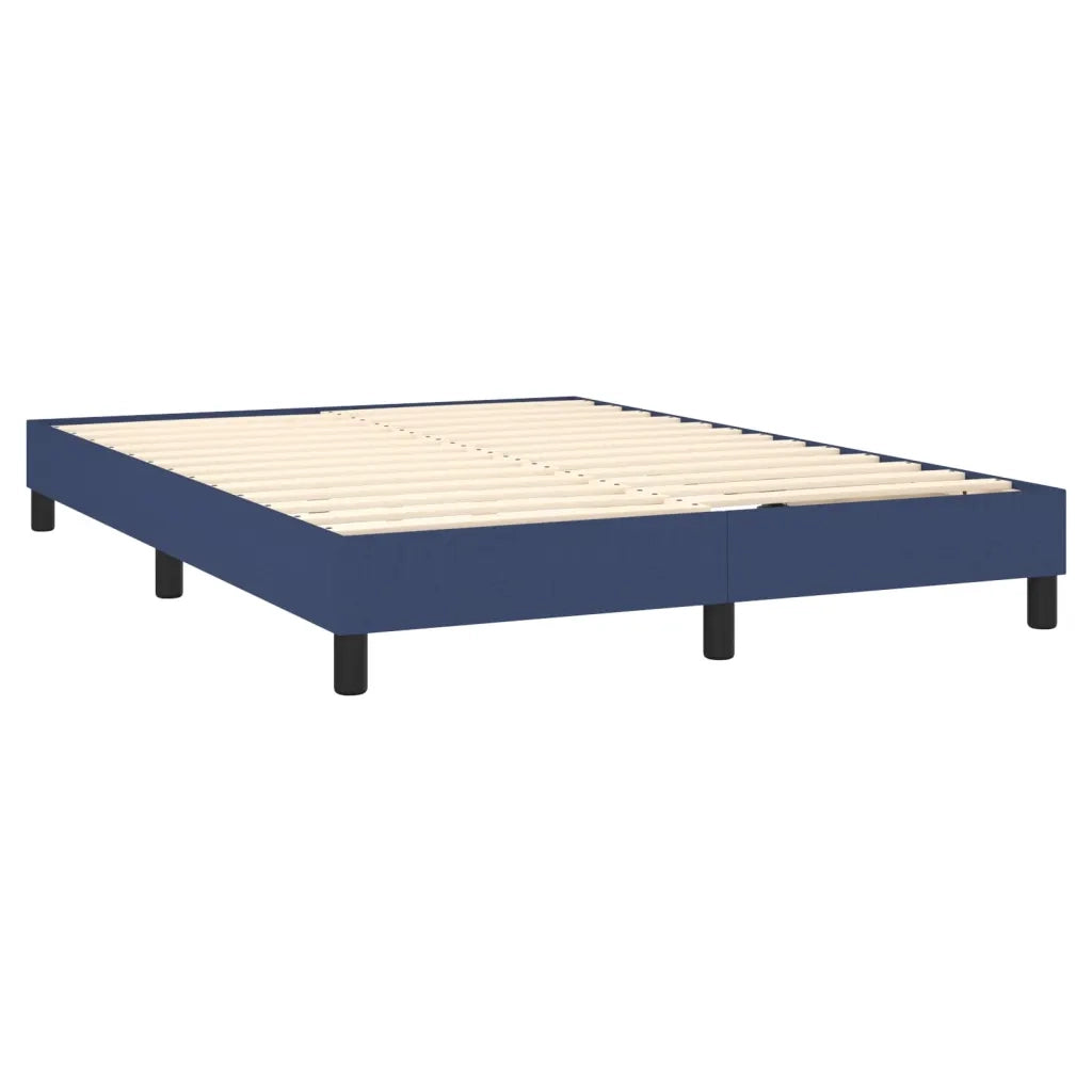 Giroletto a Molle con Materasso Blu 140x200 cm in Tessuto 3140223