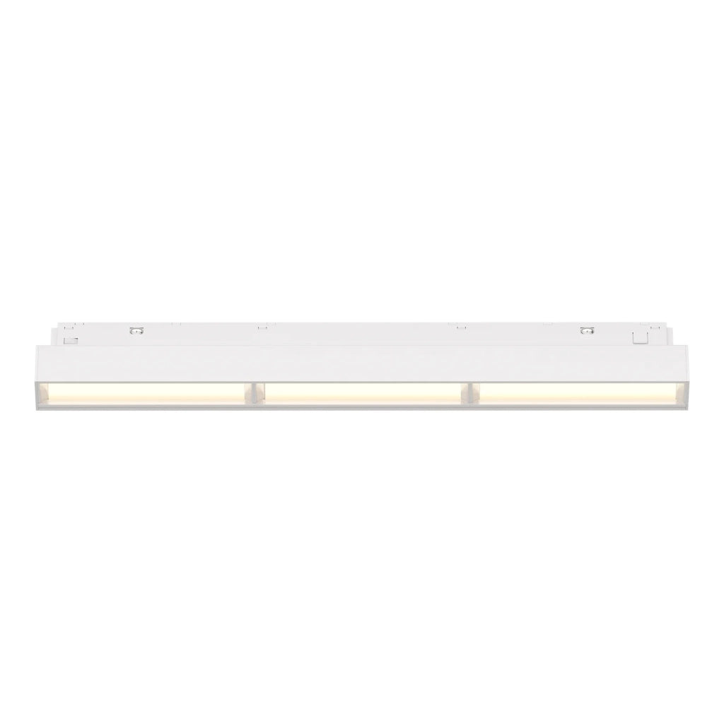 Maytoni Lampada da binario moderna Exility 1 luce LED integrato bianco alluminio