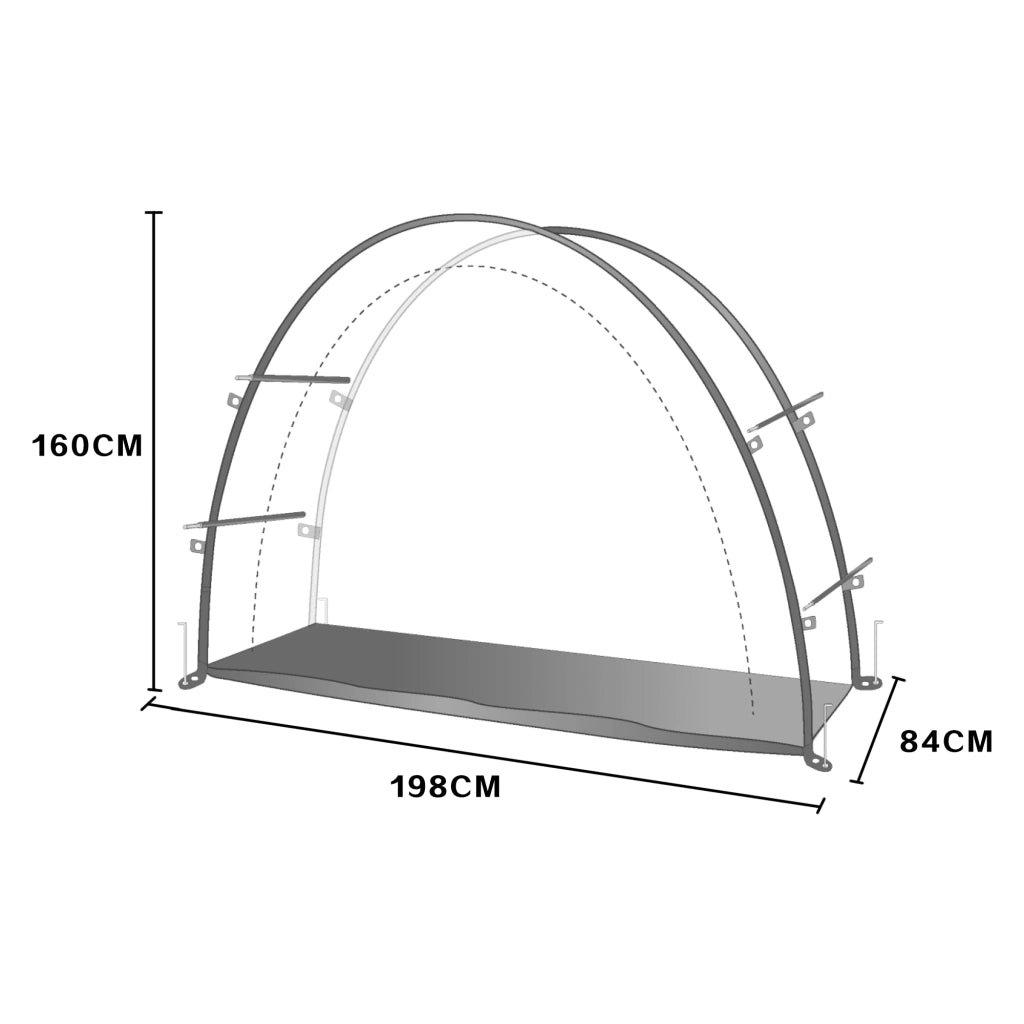 Tenda Bergendal per 2 Biciclette - Blu pro.tec