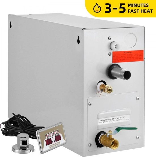Generatore di vapore - 9KW - Controllo automatico - Sauna - Bagno termale domestico