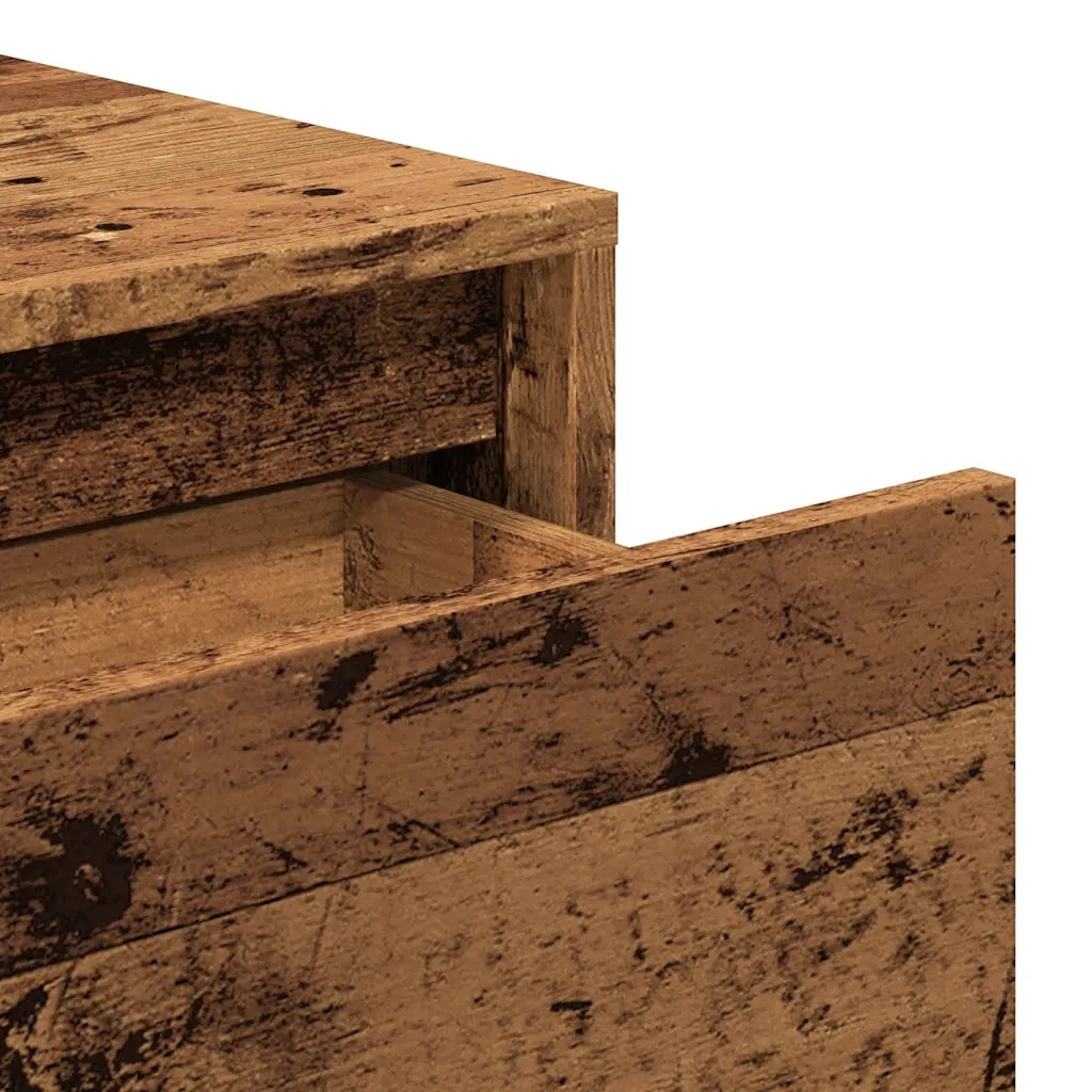 Tavolino Consolle Legno Vecchio 100x35x76,5 cm in Truciolato 856784