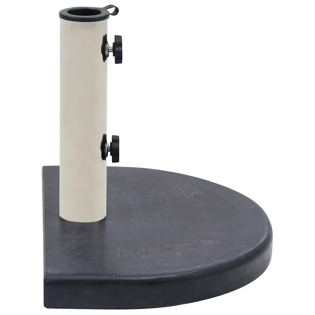 Base per Ombrellone Nera 40x28x4 cm in Granito 313668