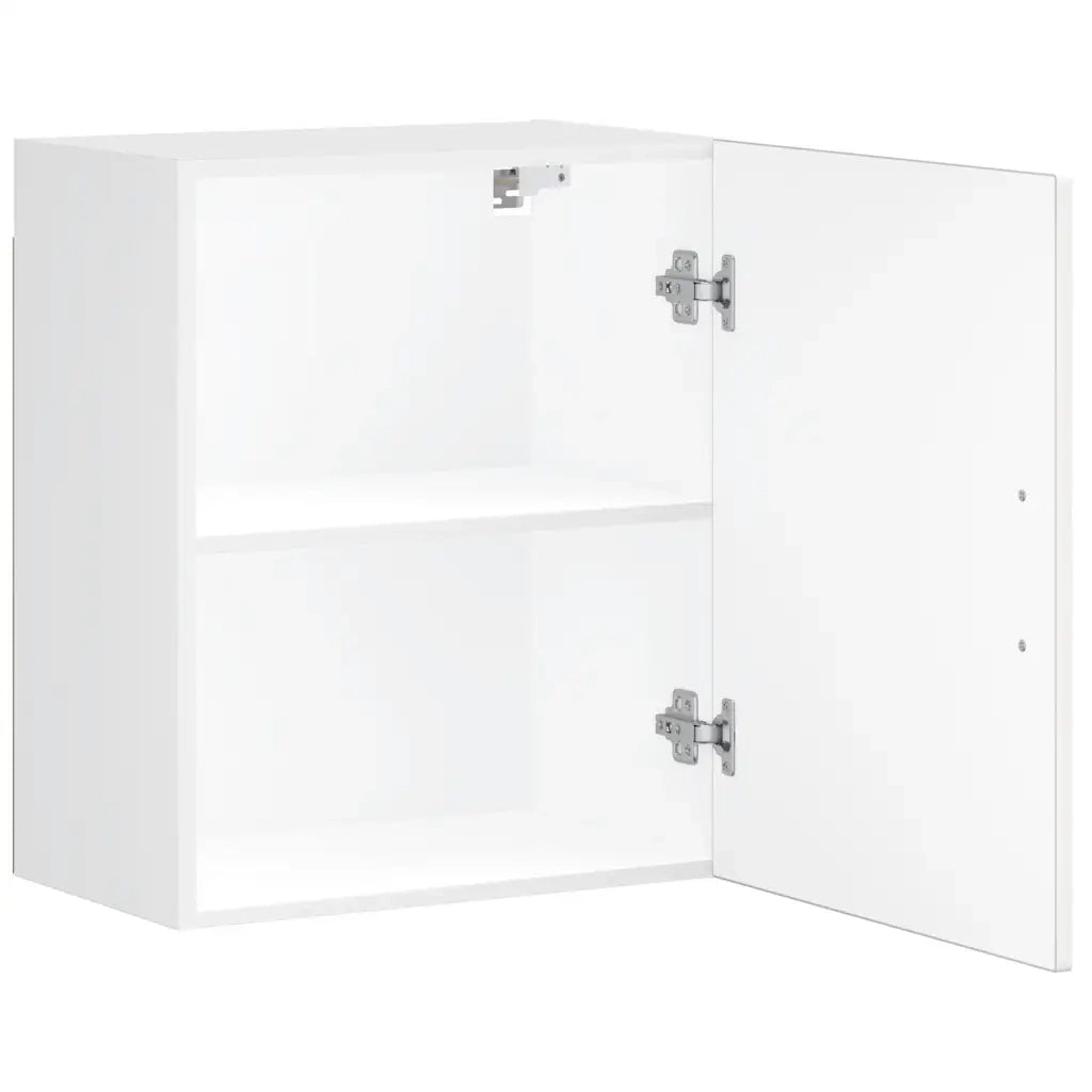 Set di 2 pensili da cucina ottimizzano lo spazio di stoccaggio 50 x 31 x 60 cm in legno ingegnerizzato bianco 02_0050343