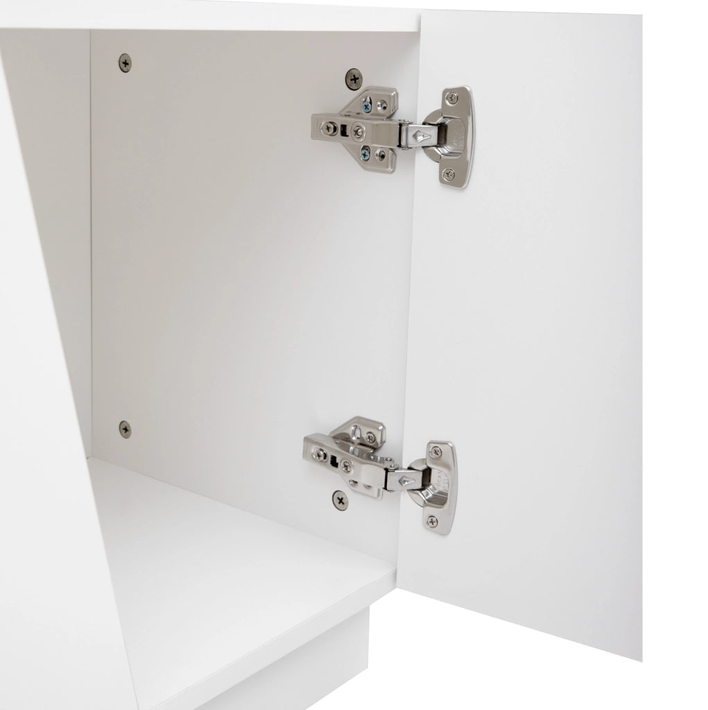 Mobile TV moderno 170 cm bianco con ante segmentate