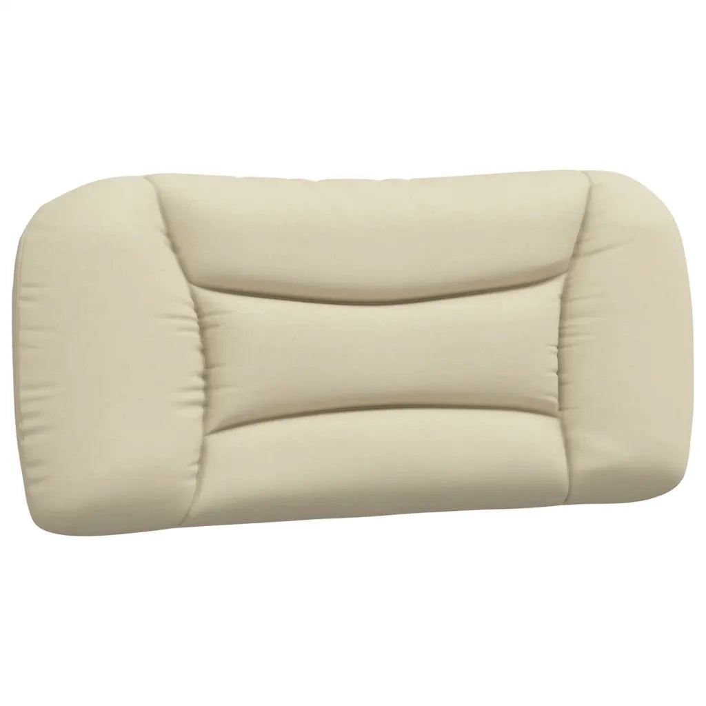 Coussin de tête de lit Hvar crème 90 cm tissu