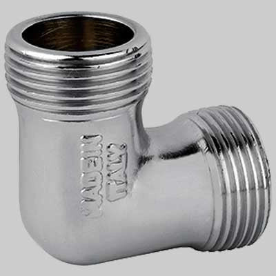 GOMITO MASCHIO/MASCHIO CROMATO  1     MADE IN ITALY