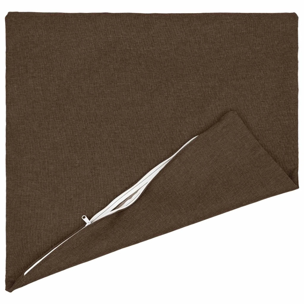 Cuscino con cuscino HEERLEN 2 pz Marrone Tessuto 928179