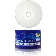 Spindola da 50 Pz. DVD-R Con parte superiore Stampabile 120Min. 4,7 Gb.