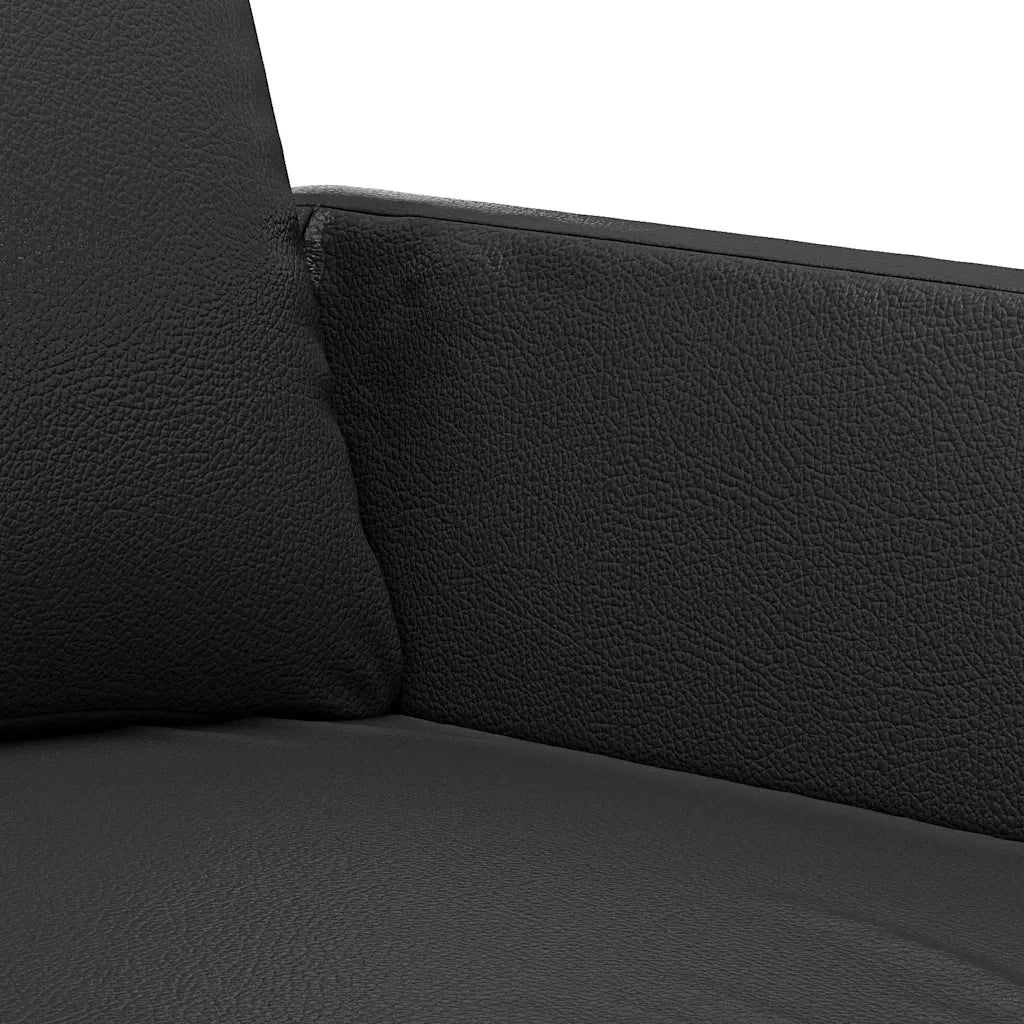 Poltrona | Sedia Relax Nera 60 cm in Similpelle
