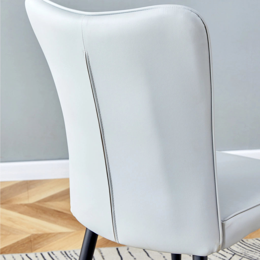 Tavolo da pranzo rotondo 100 cm con 2 sedie; piano in vetro; MDF marrone