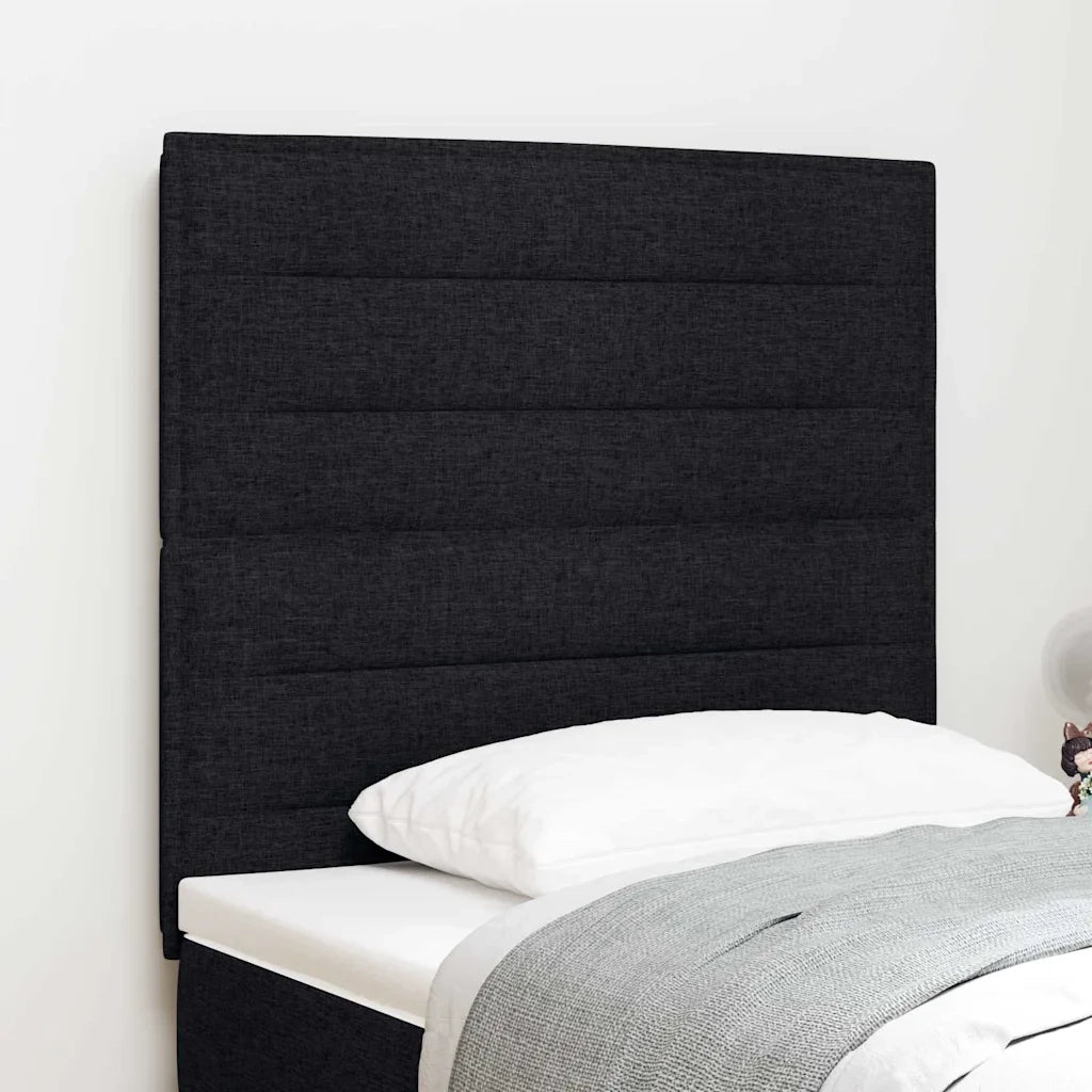 Testiera | Testata Nero 90 cm Tessuto