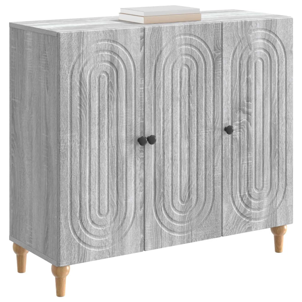 Credenza Grigio Sonoma 89 x 34,5 x 80 cm Legno ingegnerizzato 894191