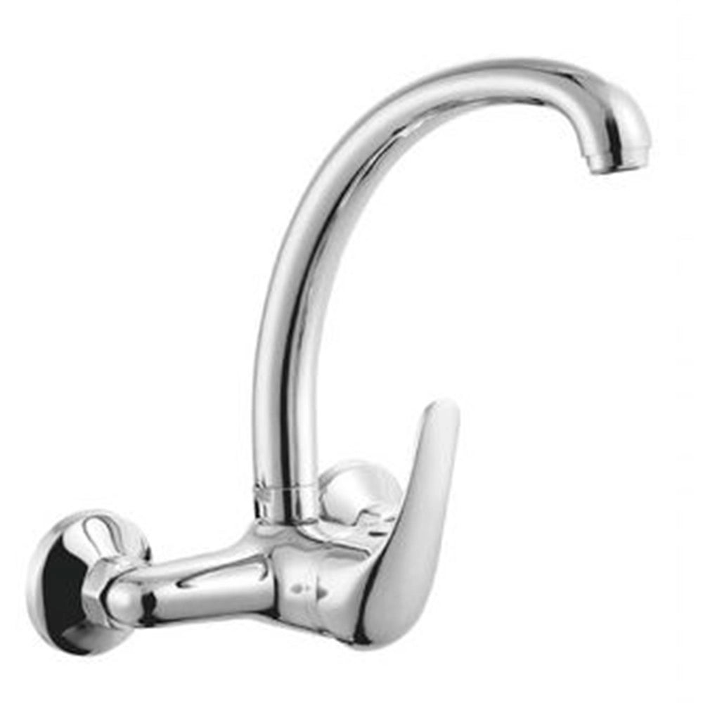 Trade Shop - Miscelatore Rubinetto A Parete Monocomando Per Cucina Lavabo Bari 69411 -
