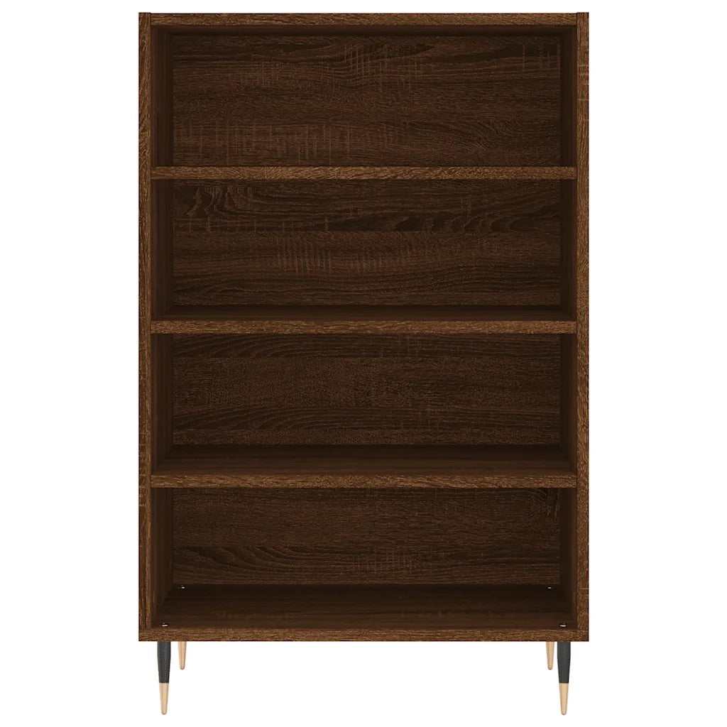Credenza Rovere Marrone 57x35x90 cm in Legno Multistrato 827227