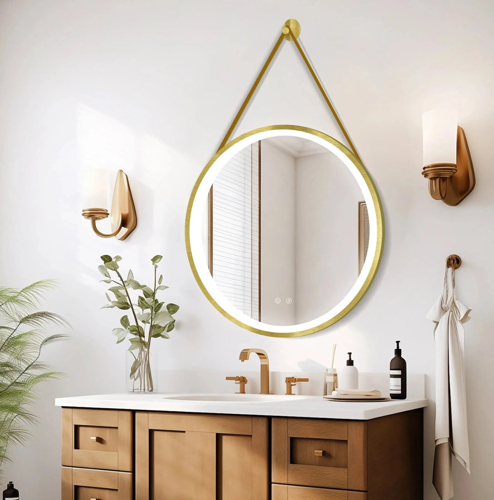 Specchio BiLED Olympus Ø75 cm oro