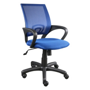 Poltrona ufficio Business blu 48x48x95 cm