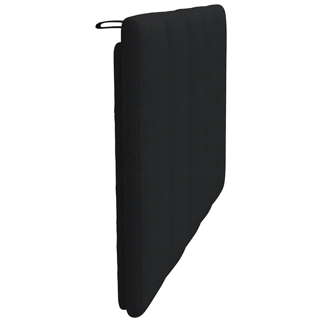 Cuscino Testiera Hanko Nero 90 cm in Tessuto 4019144