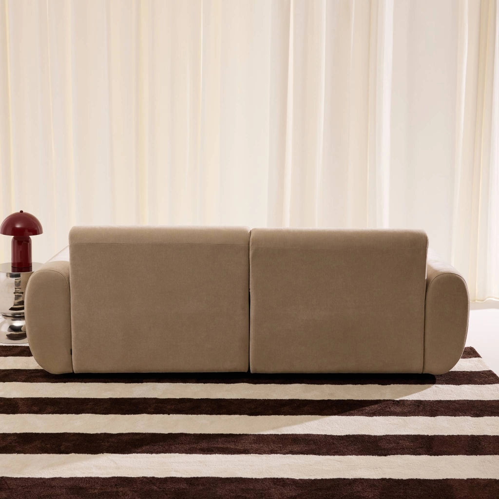 Divano in tessuto, 3 posti, beige