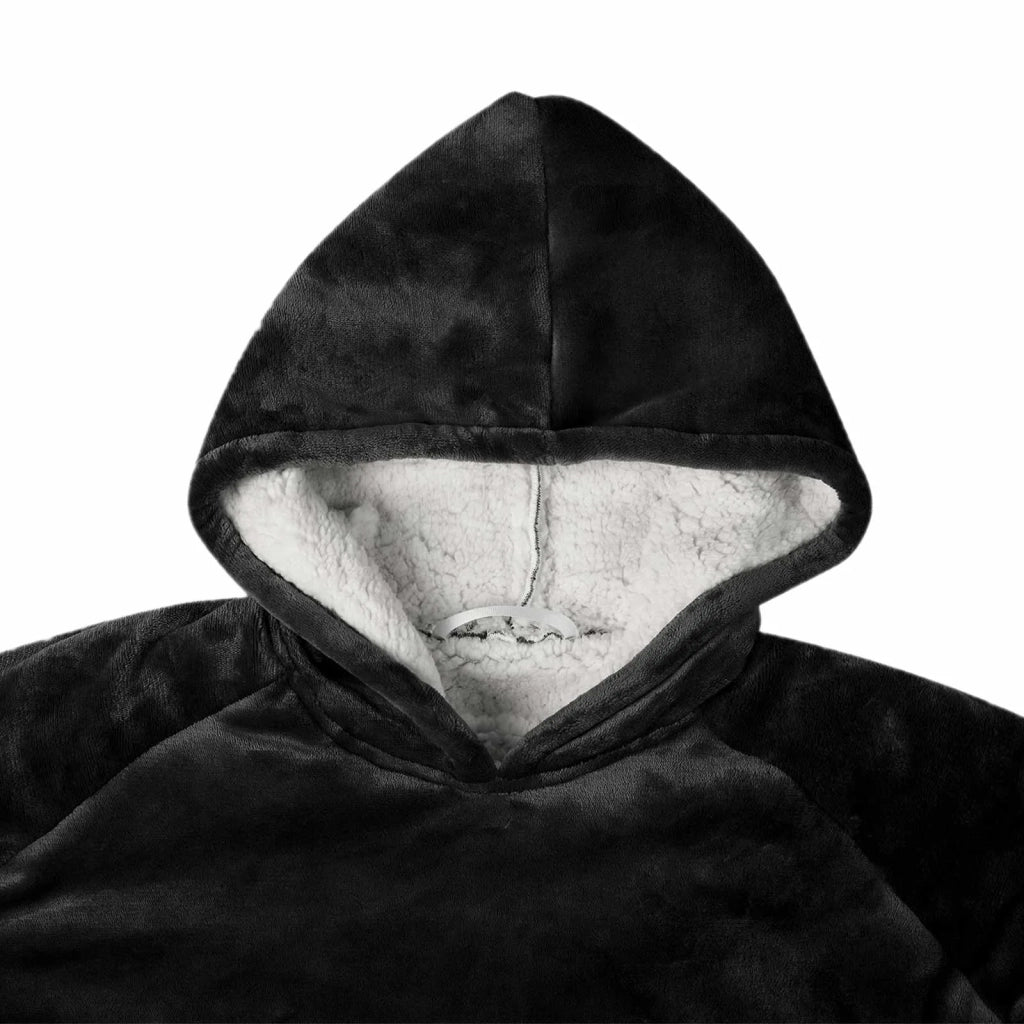Felpa coperta Nero M Pile e Flanella CFW5065366