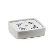 Porta sapone Cixi bianco-blu