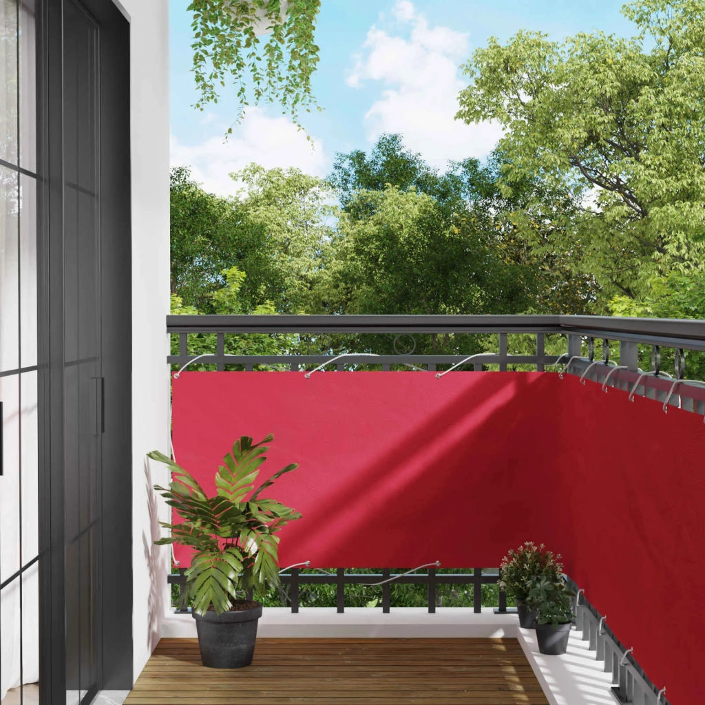 Schermo da balcone-Pannello per balcone Borgogna 75 x 500 cm