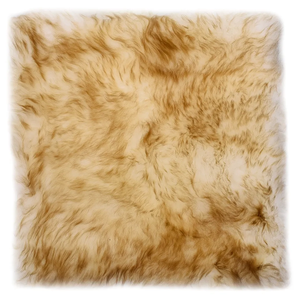 Cuscini Sedie 2 pz | Cuscini per sedie Melange Marrone 40x40cm Vera Pelle di Montone